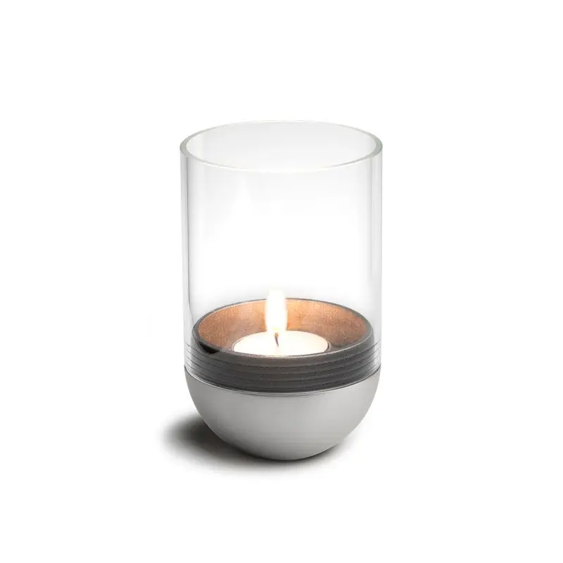 GRAVITY CANDLE Photophore argent